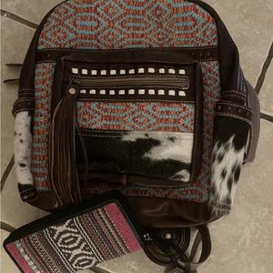 Myra backpack and wallet. New with tags. Smoke free home